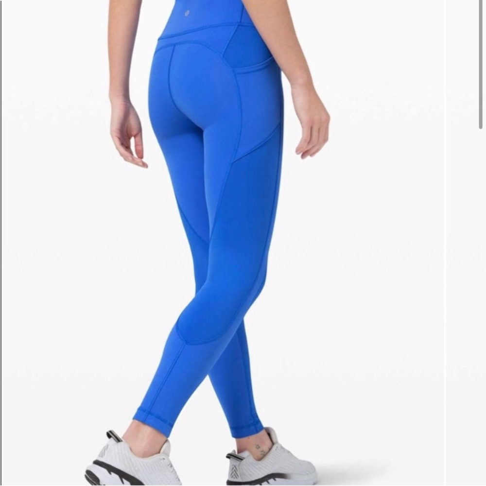 Lululemon Wild Bluebell Leggings 28” Size 4 - Picture 9 of 11